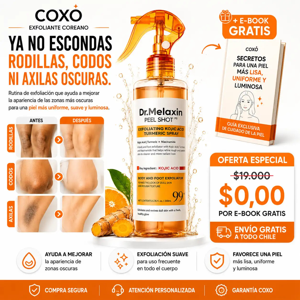 Exfoliante Coreano COXO™ | Recupera la confianza de mostrar tu piel