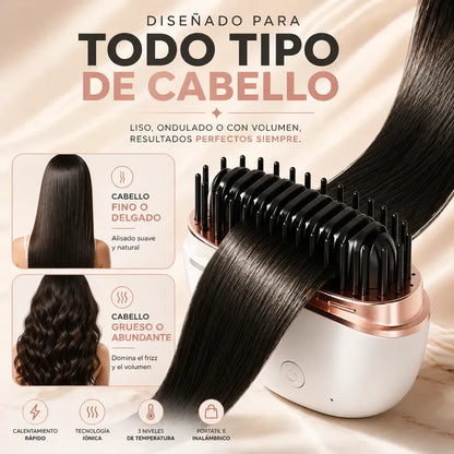 COXO™ Mini Brush Pro Cabello perfecto en minutos… sin cables, sin esfuerzo, sin excusas
