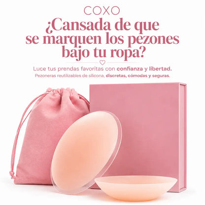 COXO™ Pezoneras Premium El secreto para usar cualquier escote sin sostén.